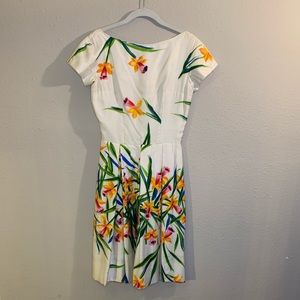 Vintage 1960’s Silk Flowered Dress